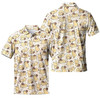 Funny Capybara Hawaiian Vacation Men's Polo Shirt S-5XL