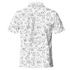 Funny Sausage Dogs Pattern Men's Polo Shirt S-5XL