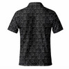 Funny Black Cat Gothic Pattern Men's Polo Shirt S-5XL