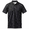 Funny Black Cat Gothic Pattern Men's Polo Shirt S-5XL