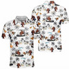 Funny Bigfoot Golf Polo Shirt, Men's Polo Shirt S-5XL