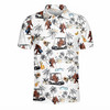 Funny Bigfoot Golf Polo Shirt, Men's Polo Shirt S-5XL