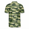 Alligator Camouflage Gator Polo Shirt, Men's Polo Shirt S-5XL