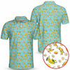Funny Tropical Banana Polo Shirt, Men's Polo Shirt S-5XL
