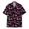 Pink Skeleton Dancer Cancer Hope Hawaiian Shirt S-5XL