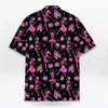 Pink Skeleton Dancer Cancer Hope Hawaiian Shirt S-5XL