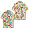 Pickleball Paddle Floral Hawaiian Shirt S-5XL