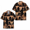 Bigfoot Sasquatch Forest Silhouette Hawaiian Shirt S-5XL