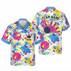Customized Retro Bowling Custom Name Team Uniform Hawaiian Shirt S-5XL