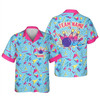 Customized Retro Bowling Custom Name Team Uniform Hawaiian Shirt S-5XL