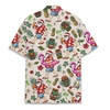 Santa Flamingo Tiki Christmas Tropical Xmas Hawaiian Shirt S-5XL