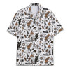 Vintage Halloween Witch Skull Hawaiian Shirt S-5XL
