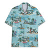 Retro Alien Summer Beach Hawaiian Shirt S-5XL