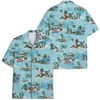 Retro Alien Summer Beach Hawaiian Shirt S-5XL