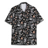 Vintage Halloween Witch Skull Hawaiian Shirt S-5XL