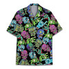 Retro Zombie Colorful 80s Style Hawaiian Shirt S-5XL
