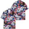 American Eagle Patriotic 4th of July Hawaiian Shirt S-5XL