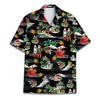 Santa Reindeer Xmas Holiday Party Hawaiian Shirt S-5XL