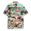 Funny Cat Beach Vacation Tropical Aloha Hawaiian Shirt S-5XL