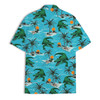 Funny Crocodile Tropical Party Vibes Button Down Hawaiian Shirt S-5XL