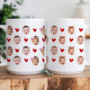 Custom Baby Face Accent Mug Personalized Mothers Fathers Day Gift Cup