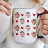 Custom Baby Face Accent Mug Personalized Mothers Fathers Day Gift Cup