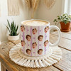 Custom Baby Face White Mug Personalized Fathers Day Kids Keepsake Cup