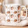 Custom Baby Face White Mug Personalized Fathers Day Kids Keepsake Cup