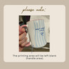 Custom Name Coquette Stripe White Mug Grandma Mothers Day Gift