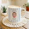 Custom Baby Face Photo White Mug Dad New Mom Keepsake Cup