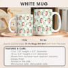 Custom Photo Baby Face Caro White Mug Dad Coffee Cup