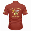 Customized Name, Temple and Number Noble Shriners Temple Workwear Short Sleeve Shirt M-5XL