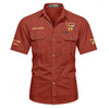 Customized Name, Temple and Number Noble Shriners Temple Workwear Short Sleeve Shirt M-5XL