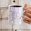 Custom Kids Names White Mug Personalized Dad Fathers Day Coffee Cup