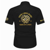Customized Name, Lodge and Number Master Mason Emblem Workwear Short Sleeve Shirt M-5XL
