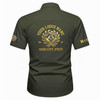 Customized Name, Lodge and Number Master Mason Emblem Workwear Short Sleeve Shirt M-5XL