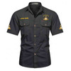 Personalized Name, Lodge and Number Past Master Mason Workwear Short Sleeve M-5XL