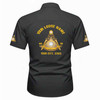 Personalized Name, Lodge and Number Past Master Mason Workwear Short Sleeve M-5XL
