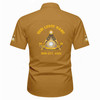 Personalized Name, Lodge and Number Past Master Mason Workwear Short Sleeve M-5XL