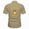 Personalized Name, Lodge and Number Past Master Mason Workwear Short Sleeve M-5XL