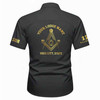 Customized Name, Lodge and Number 357 Prince Hall Mason Workwear Short Sleeve M-5XL
