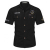 Personalized Name, Lodge and Number Master Mason Freemasonic Workwear Short Sleeve Shirt M-5XL