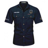 Personalized Name, Lodge and Number Master Mason Freemasonic Workwear Short Sleeve Shirt M-5XL