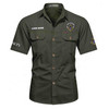 Personalized Name, Lodge and Number Master Mason Freemasonic Workwear Short Sleeve Shirt M-5XL
