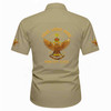 Customized Name, Lodge and Number Rite of Scottish 33 Wings Up Workwear Short Sleeve M-5XL