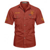 Customized Name, Lodge and Number Rite of Scottish 32 Wings Down Workwear Short Sleeve M-5XL