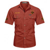 Customized Name, Lodge and Number Rite of Scottish 33 Wings Down Workwear Short Sleeve M-5XL