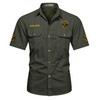 Customized Name, Lodge and Number Rite of Scottish 33 Wings Down Workwear Short Sleeve M-5XL