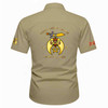 Customized Name, Temple and Number DOS Daughter of Sphinx Workwear Short Sleeve Shirt M-5XL