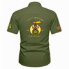 Customized Name, Temple and Number DOS Daughter of Sphinx Workwear Short Sleeve Shirt M-5XL